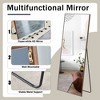 PAGED 71"x31.4" Rectangle Full Length Mirror,4th Generation Leaning Floor Full Body Mirror with Solid Wood Frame,Suitable for Bedroom,Cloakroom - 4 of 4