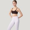 Anna-Kaci Active Women's Square Neck Sports Bra with Wide Fixed Straps and Smooth Seamless Design - 4 of 4