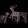 vidaXL Christmas Reindeers 3 Pcs Christmas Lighting Display with 229 LEDs - Warm White - 3 of 4
