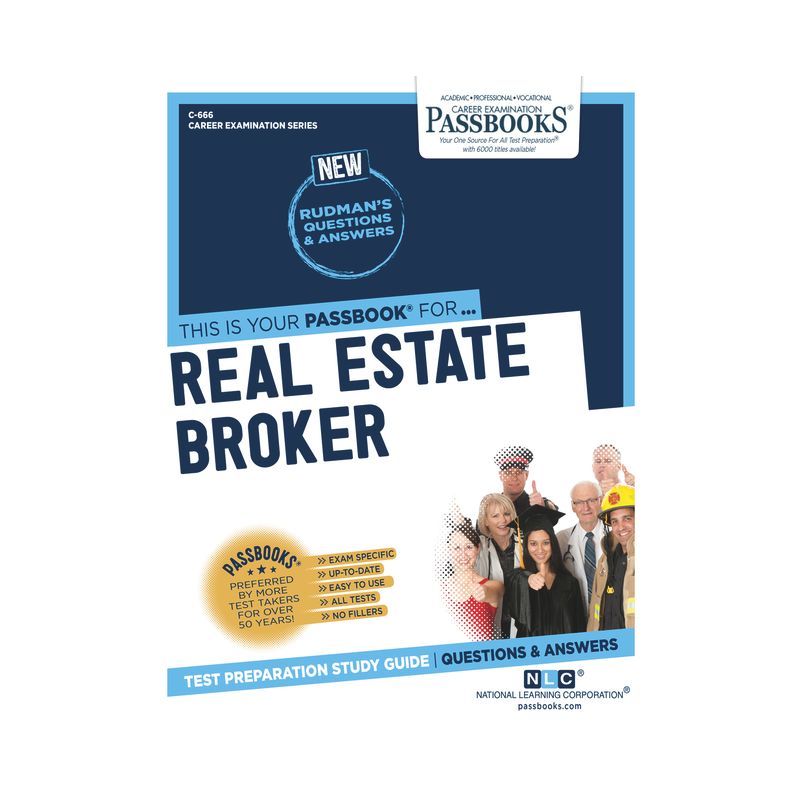 Real Estate Broker (C-666) - (Career Examination) by  National Learning Corporation (Paperback), 1 of 2