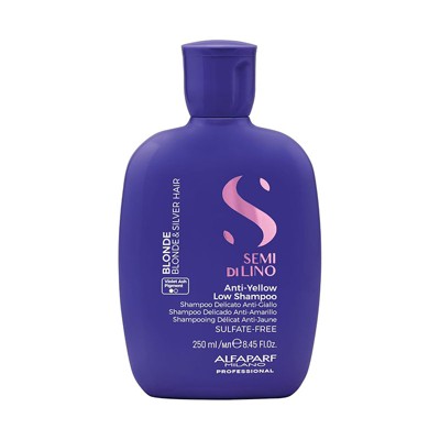 Alfaparf Semi Di Lino Blonde Anti-Yellow Low Shampoo, 8.45 oz