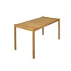 Osparple Outdoor Dining Table,Rectangle Patio Table with Acacia Wood Finish for 4 Chairs - 4 of 4