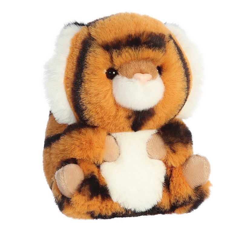 Aurora Mini Terrific Tiger Rolly Pet Round Stuffed Animal Orange 5.5", 2 of 5