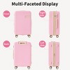 4 Piece Carry On Luggage Set,Expandable Lightweight Suitcases with Spinner Wheels,TSA Lock and Compression Packing Cubes (16"/20"/24"/28")-Cuddlewood - 3 of 4