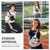 Wikineon Clear Bag for Stadium Events, Clear Backpack Purse for Women Waterproof TPU Crossbody Fanny Pack - 4 of 4