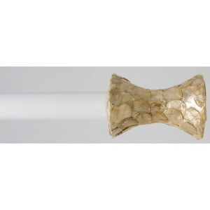 Urbanest Capiz Shell Hourglass 1 - inch Diameter Curtain Rod - 1 of 2