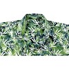 LA LEELA Men's Hawaiian Shirt with Pocket Beach Shirts Casual Button Up Short Sleeve Shirts for Men Funny M Trees Fern, Green - image 4 of 4