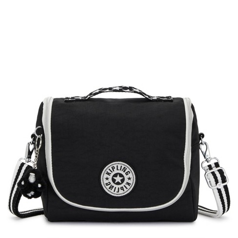 Kipling Kichirou Lunch Bag Stars Pop Black