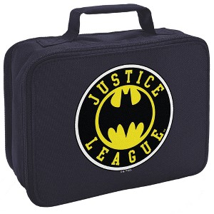 Justice League Batman Athletic Logo Insulated Soft Sided Lunch Box - 1 of 4
