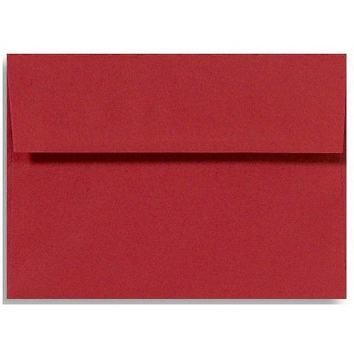 LUX A7 Invitation Envelopes 5 1/4 x 7 1/4 50/Box Holiday Red FE4280-15-50