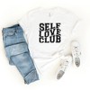 Simply Sage Market Women's Self Love Club Block Short Sleeve Graphic Tee - 2 of 2