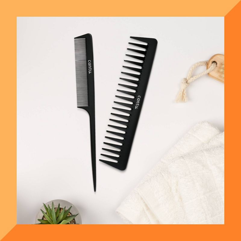 Cantu Style Carbon Fiber Combs - 2ct, 4 of 7