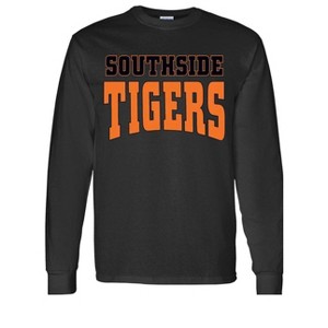 Adult Southside High School Tigers Name Essential Long Sleeve T-Shirt ...