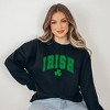 Simply Sage Market Women's Graphic Sweatshirt Irish Varsity Grunge St. Patrick's Day - 2 of 3