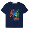 Sleep On It Boys 2-Piece Short-Sleeve Jersey Pajama Pants Set - 2 of 3