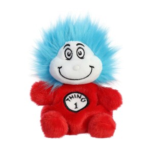 Aurora Mini Palm Pals Thing One Dr. Seuss Whimsical Stuffed Animal Red 5" - 1 of 4