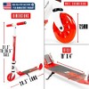 Rush 125 Folding Kick Scooter – Light-Up Wheels, Adjustable Handlebar, Carbon Steel Frame – Madd Gear - 3 of 4