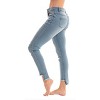 Just Love Denim Wash Ripped Jeggings for Women - 2 of 3