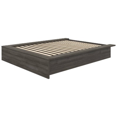 Nexera Full James Platform Bed Gray