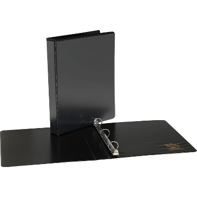 HITOUCH BUSINESS SERVICES Simply Economy 1/2" 3-Ring View Binders Black 12/Carton 23738/21683