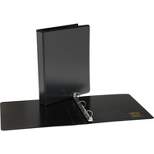 HITOUCH BUSINESS SERVICES Simply Economy 1/2" 3-Ring View Binders Black 12/Carton 23738/21683