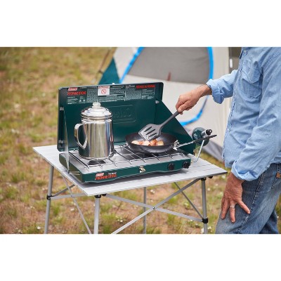The Coleman 12 Cup Stainless Steel Percolator is the ultimate coffee maker for outdoor enthusiasts. Crafted with durable stainless steel, it guarantees longevity and easy maintenance, resisting the threat of rust. With a generous capacity of 12 cups, this percolator is ideal for serving large groups during your outdoor adventures.