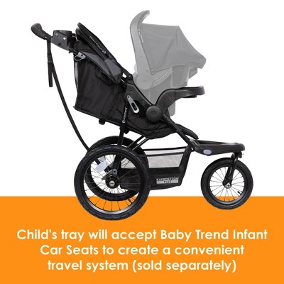 Baby Trend Expedition Plus Jogger with LED Safety Light - Madrid Black_2