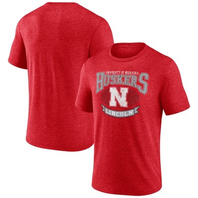 NCAA Nebraska Cornhuskers Men's Tri-Blend T-Shirt