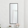 Elegant Lighting Metal frame rectangle mirror 14 inch in Black - 2 of 4