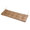 NewHome"Bench Seat Cushion for Indoor/Outdoor Furniture, Non-Slip with Ties, Waterproof Swing Cushion"brown 8cm Thick - 4 of 4