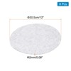 Unique Bargains Durable Felt Fabric Non-Slip Self-Adhesive Elastic Furniture Pads Black 8 Pcs - 2 of 4
