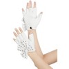 INSPIRE CHIC Women's Snap Closure Studded Bowtie Gloves - 4 of 4