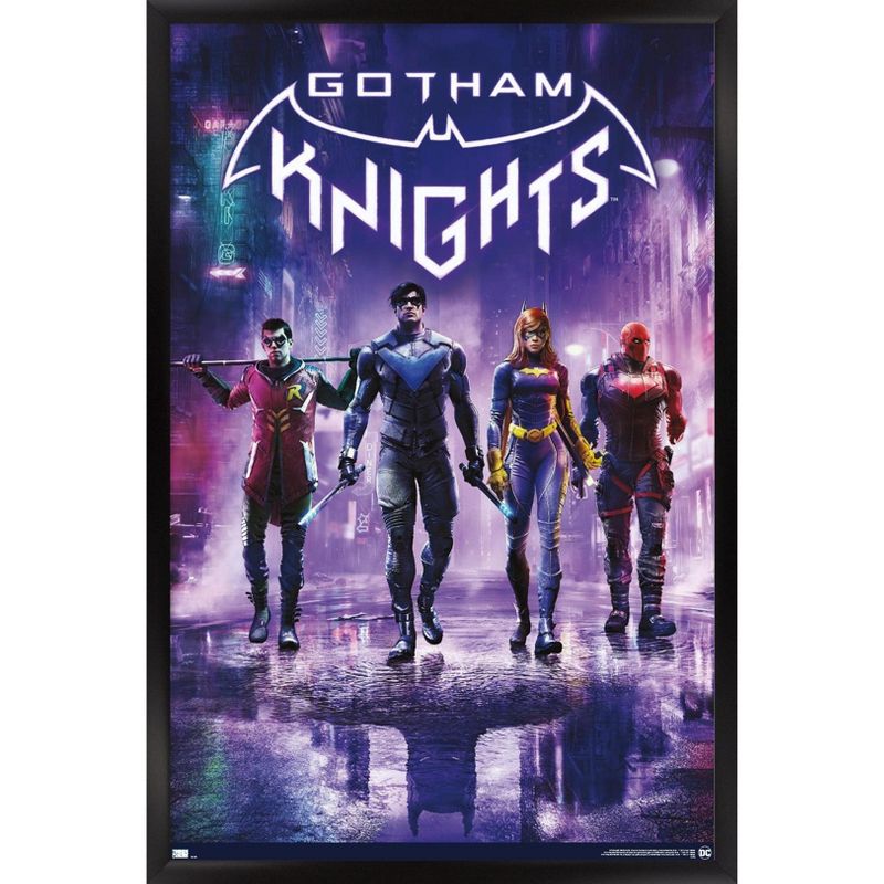 Trends International DC Comics Gotham Knights - Key Art Framed Wall Poster Prints, 1 of 7