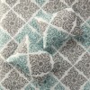 Gulches Full/Queen 6 Piece Printed Quilt Set with Throw Pillows Aqua - 4 of 4