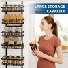 SUGIFT Over-the-Door Pantry Organizer 6-Tier Adjustable Metal Storage Rack with Snap-On Baskets & Sticky Trays - 2 of 4