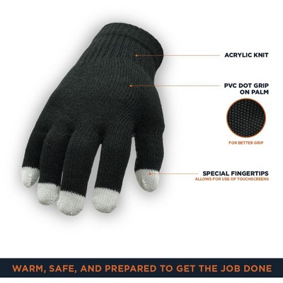 RefrigiWear Touchscreen Gloves - Warm & Durable with Conductive Fingertips - image 3