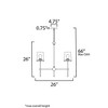Maxim Lighting Huntington 4 - Light Chandelier in  Satin Nickel - 3 of 3