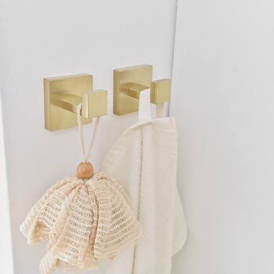 Gold Stainless Steel 5-Piece Bathroom Hardware Set