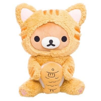 Rilakkuma San-X Original as Tiger Eating Fish Plush