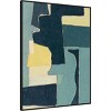 32" x 42" Blue Note II by Rob Delamater Framed Canvas Wall Art Print - Amanti Art - 2 of 4