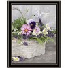 HomeRoots Fresh Garden Basket Black Framed Print Wall Art - 4 of 4