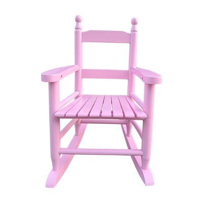 Infurnic Patio Accent Chairs, Outdoor Rocking Chairs with High Back Support, All Weather Resistant for Patio Lawn Backyard, Pink, 14.2"*18.9"*22.44"
