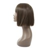 Unique Bargains Women's Halloween Bob Wigs 13" Brown with Wig Cap - image 3 of 4