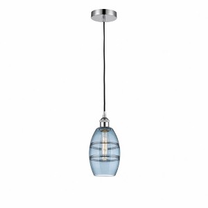 Vaz - 1 Light Cord Hung Mini Pendant In Industrial Style-8.13 Inches Tall and 5.88 Inches Wide - 1 of 1