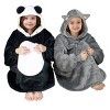 Catalonia Oversized Wearable Blanket Hoodie Sweatshirt for Kid Girl Boy,  Fleece Cozy Hooded Pullover for 7-16 yr Teen Youth Kid, Christmas Gift Idea - 2 of 4