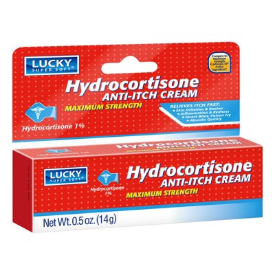 Lucky Super Soft Hydrocortisone Anti-Itch Creme 0.5 Ounce