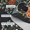 coucheta Floral Washable Area Rug, Multi-size Foldable Printed Soft Non Slip Low Pile Non-Shedding Stain-Resistant Carpet, for Living Room, Bedroom - 4 of 4