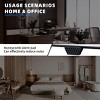 Syemin Treadmills Pad Running 2.0HP Cushioned Belt Folding Portable Treadmill Spacious Surface Under Desk Home Gym Exersice, White, 47.6"*19.1"*4.92" - 3 of 4