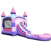 Pogo Bounce House Crossover Bounce House with Slide and Splash Pool, Deluxe PinkSmiley Face - 2 of 4