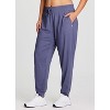 RBX Active Women's Ultra Lightweight Buttery Soft Stretchy Jersey Jogger Lounge Pants with Pockets and Adjustable Waistband - 3 of 4